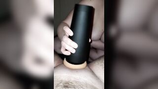 Trying out a new Vibrator on Husband!