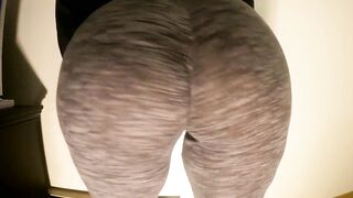 Milf Has A Wedgie Inside Her Hugest Booty While it