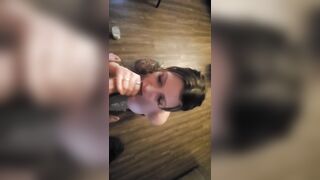 Long Tittied cougar Blows all the Cum out of my