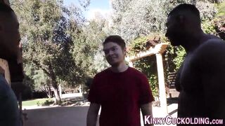 Blonde 19 yo gets gangbanged by BBC