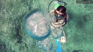 Hottest Underwater Sea Erotics of Kasandra Lufi