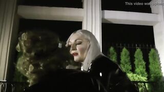 Home Movie FETISH Bondage Fun inside LATEX with French Maid