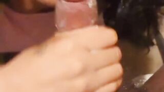 Redbone Thot Facial Compilation Cum Hoe for big black cock