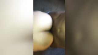 Good Lightskin 19 Year Old Slips a Creamy Load on my Cock