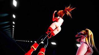 Mmd R18 Murasaki Shikibu Moon Cell Rider so Hot and