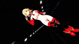 Mmd R18 Murasaki Shikibu Moon Cell Rider so Hot and
