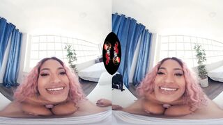 VRLatina - Long Hooters Brazilian Tina Fire Jizzed - VR