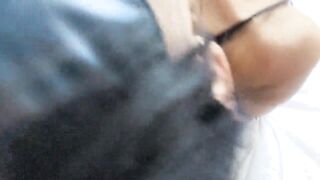 Cuffed Thick Hispanic Sucking Off and Fucking like a True Pro