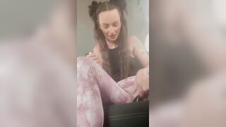 Slender milf tries not to got Caught Acting up inside
