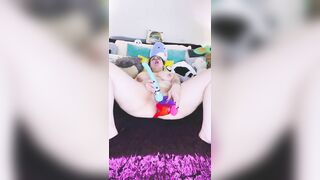 goddess Milf Stuffs Twat Full