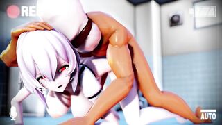 Mmd R18 serious Pounded at the Command of the Commander