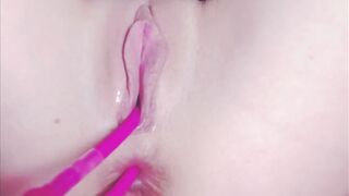 Masturbating my Huge Hole and my Super Clitoris Bringing myself