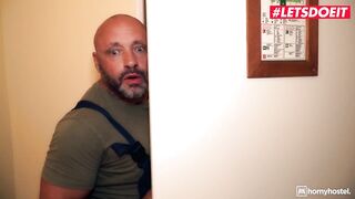 HornyHostel - Darcia Lee Huge Natural Breasts Hungarian 19 Yo Fucks