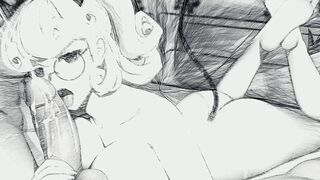 Beauty Animated Babes Speed Sketching (JellyTits7 - Collection two)