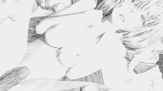 Beauty Animated Babes Speed Sketching (JellyTits7 - Collection two)