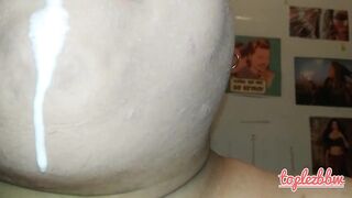 BBW Drink your Cum and let it Drip on her