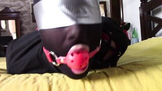 Laura on Heels amateur compilation 2021 of tied masked bj