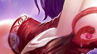 Cartoon JOI Ahri - Supreme Series one