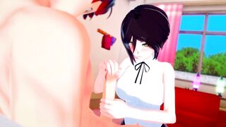 3D Cartoon: Reze MAKES a SUPER ORAL SEX (Chainsaw Man)