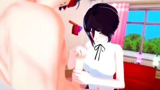 3D Cartoon: Reze MAKES a SUPER ORAL SEX (Chainsaw Man)