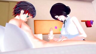 3D Cartoon: Reze MAKES a SUPER ORAL SEX (Chainsaw Man)