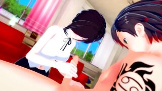 3D Cartoon: Reze MAKES a SUPER ORAL SEX (Chainsaw Man)