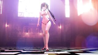 Mmd R18 Keqing Genshin Impact and Spongebob Square Pant Join