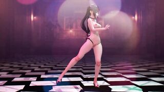 Mmd R18 Keqing Genshin Impact and Spongebob Square Pant Join