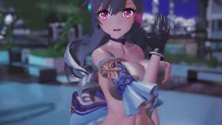 Mmd R18 she want Chocolate Mona