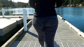 Milf Hotel Thicc Ass Wedgie Outside