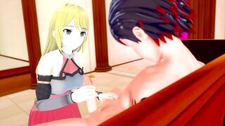 3D Cartoon: HOT ANAL SEX ON THE BENCH (Luna Ashley)