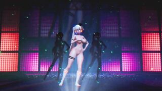 Mmd R18 Cutie with Anus Weiss Fucked by mr Pink