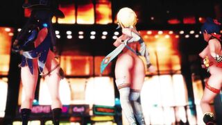 Mmd R18 Genshin Impact with Long Natural Boobs Fap Challenge