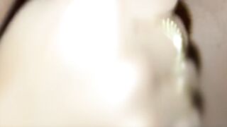 Insane Close Shot and Creampie on her Long Melons