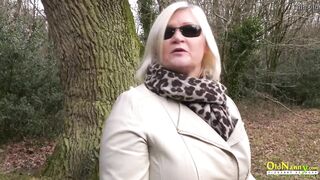 OLDNANNY British Older and Blonde Dyke Action