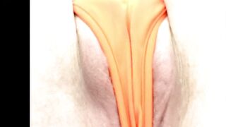 Slideshow Cameltoe Delight #1 with Twat Dripping Cum Jizzed