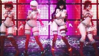 Mmd R18 Goddess Bitch Dance Bikini Santa Outfit Christmas Party