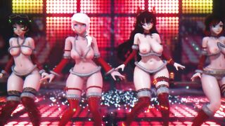 Mmd R18 Goddess Bitch Dance Bikini Santa Outfit Christmas Party
