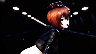 Mmd R18 Maho Nishizumi Fucked during her Monthly Period