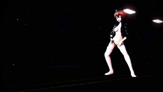 Mmd R18 Maho Nishizumi Fucked during her Monthly Period