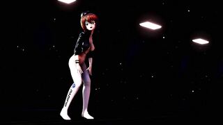 Mmd R18 Maho Nishizumi Fucked during her Monthly Period