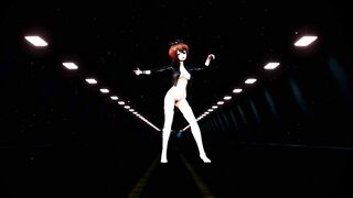 Mmd R18 Maho Nishizumi Fucked during her Monthly Period