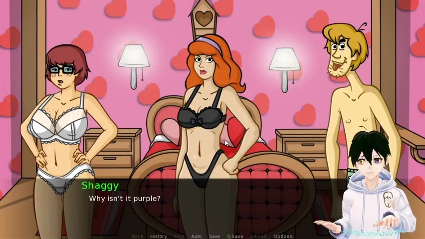 852px x 480px - Daphne Shower Nude Scooby-Doo XXX Game