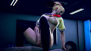 HIMIKO TOGA SUCK COCK INSIDE SCHOOL CABINET | 3D CARTOON