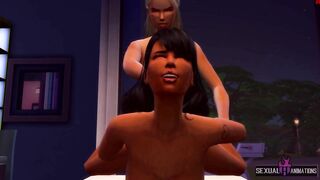 My Heterosexual Stepmom Gets Aroused Giving me a Rubs, she