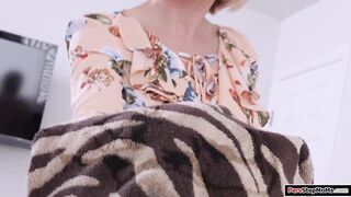 Stepson masturbates inside front of stepmom