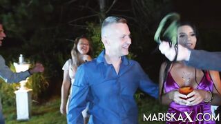 MARISKAX Huge tit Bombshell Nelly Kent butt banged at a