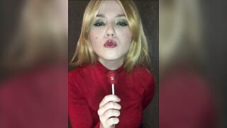 Marta Chuchena Hot Blowing Lollipop