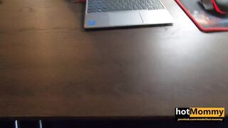 Step Cougar offer a Lesson to her Step Son how