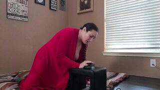Saddle Riding inside Cutie Robe